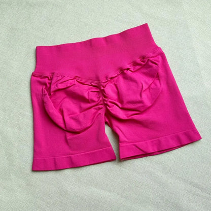 "Shorts de Yoga et Fitness Hautes Performances pour Femmes, Design Scrunch Bum"